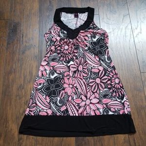 Flower print dress